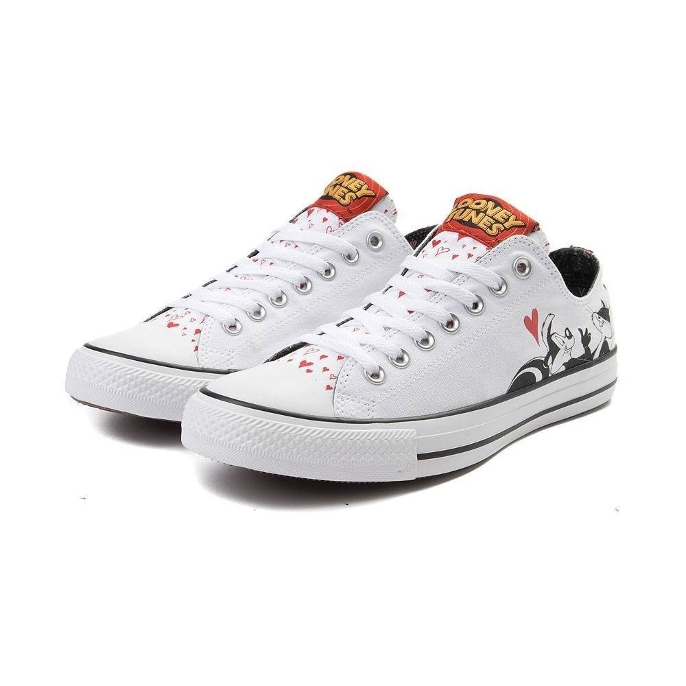 Converse Chuck Taylor All Star Lo Looney Tunes Pepe Le Pew Sneaker White M9/W11